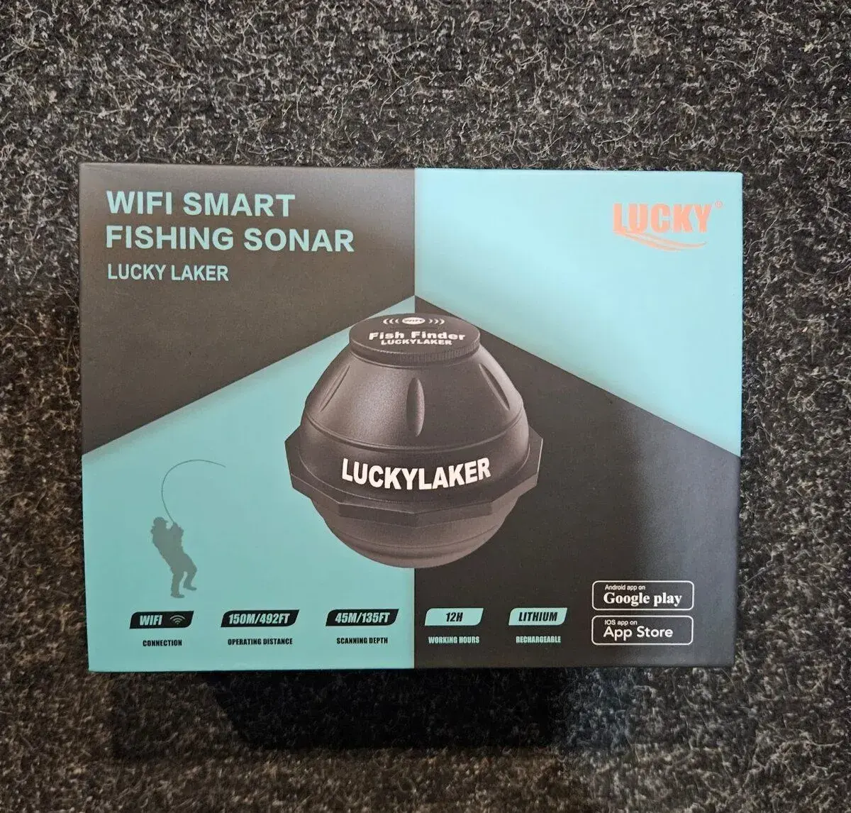 LUCKYLAKER FF916 WiFi Smart Fishing Sonar – bezdrátová rybář