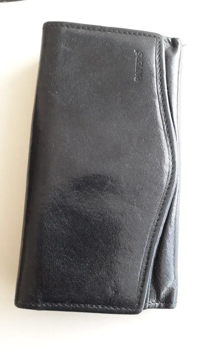 Peněženka černá dámská kožená