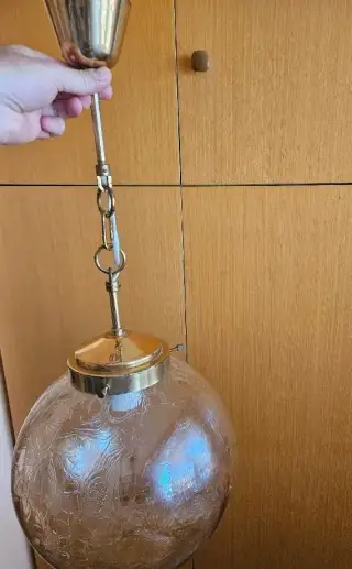Daruji použitý skleněný lustr