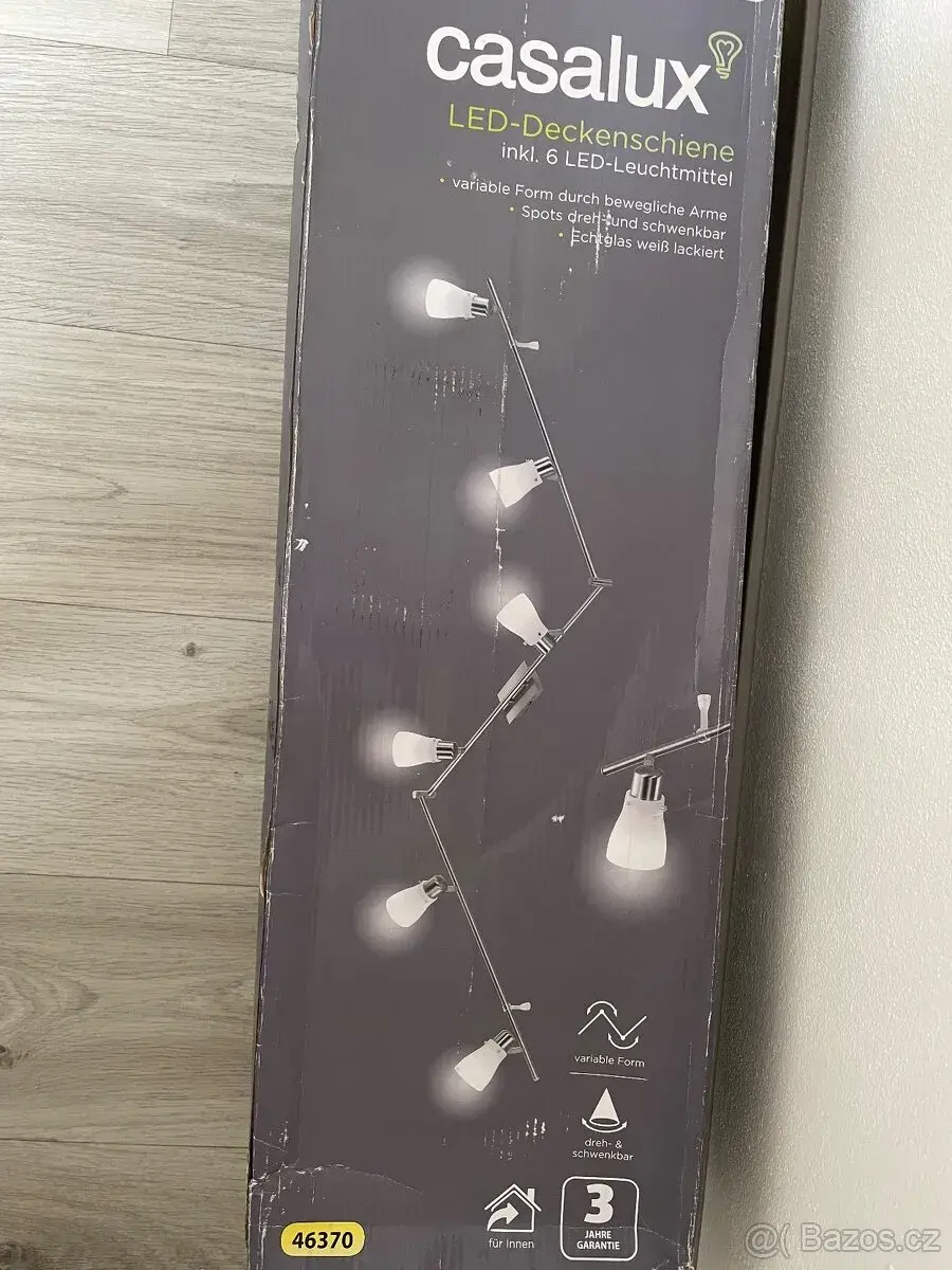Nové stropní světlo, lustr