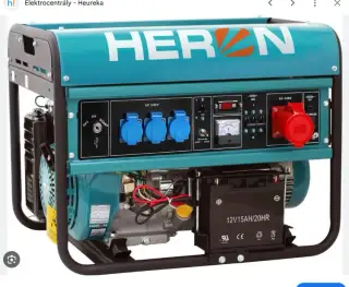 Heron heron 13HP/5,5kW/6,8kVA (400V), 5kW(230V), elektr