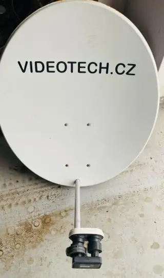 Satelitni anténa 80cm plus single LNB pro 2 satelity Skylink