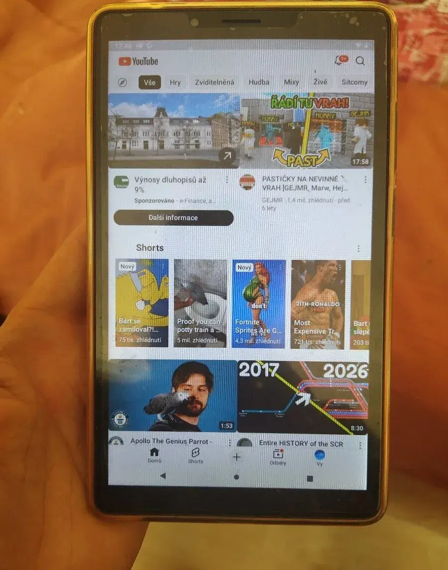 Tablet, android 9