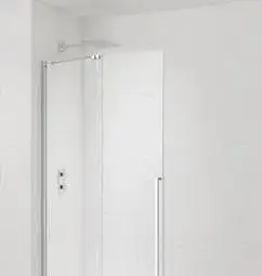 Sprchový kout 120x90 cm SAT Walk-In Xmotion + pevná stěna