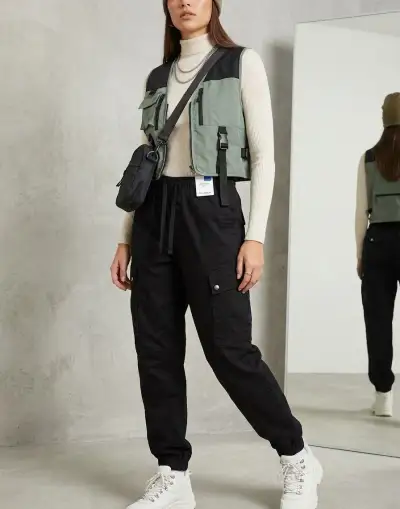 Dámské cargo kalhoty Pull&Bear (NOVÉ s visačkou) – S (36)