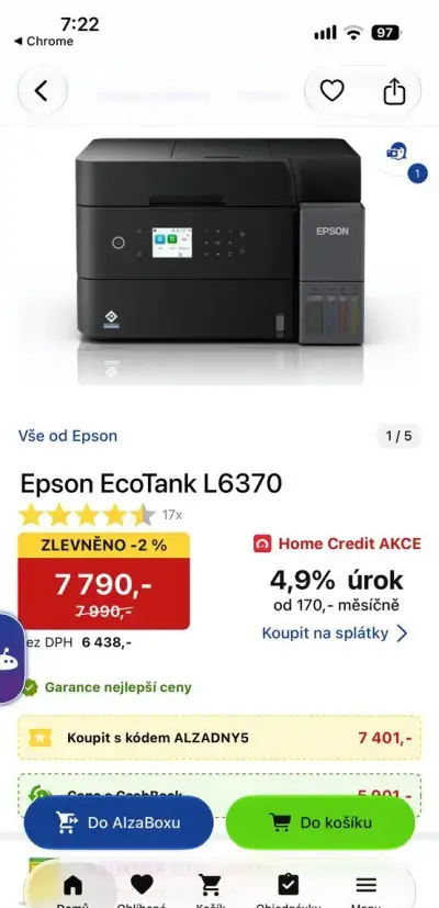 EPSON l6370 - nerozbalená
