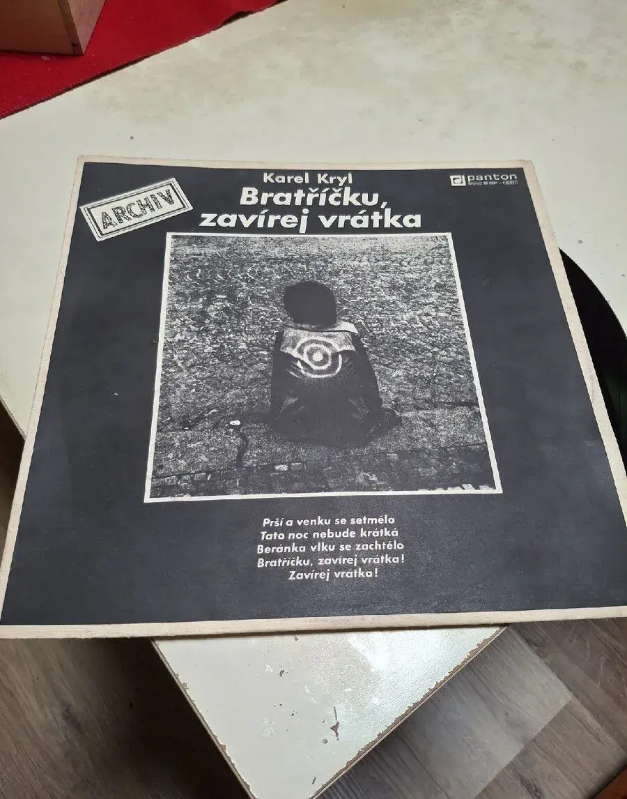 LP deska Karel Kryl Bratříčku, zavirej vrátka