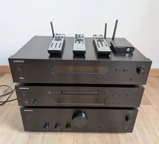 Hi-Fi set ONKYO (A-9150, NS-6130, C-7030) + Bluetooth