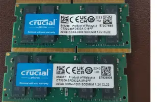 RAM do notebooku – 2x 32 GB DDR4 Crucial 32GB DDR4-3200 SODI
