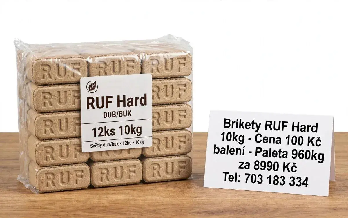 Bukové brikety RUF Hard
