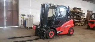 LINDE H40D-02 triplex, pozicionér s bočním posuvem