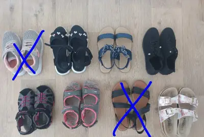 Dívčí sandálky, tenisky -různé vel.
