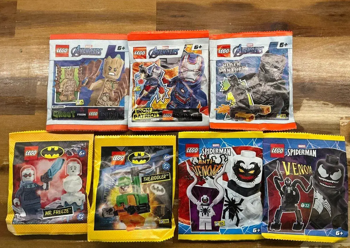 LEGO Marvel & DC polybagy (7 ks)