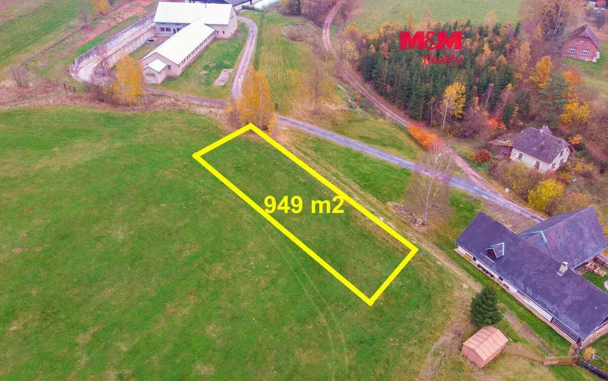 Prodej zahrady, 949 m², Vidochov