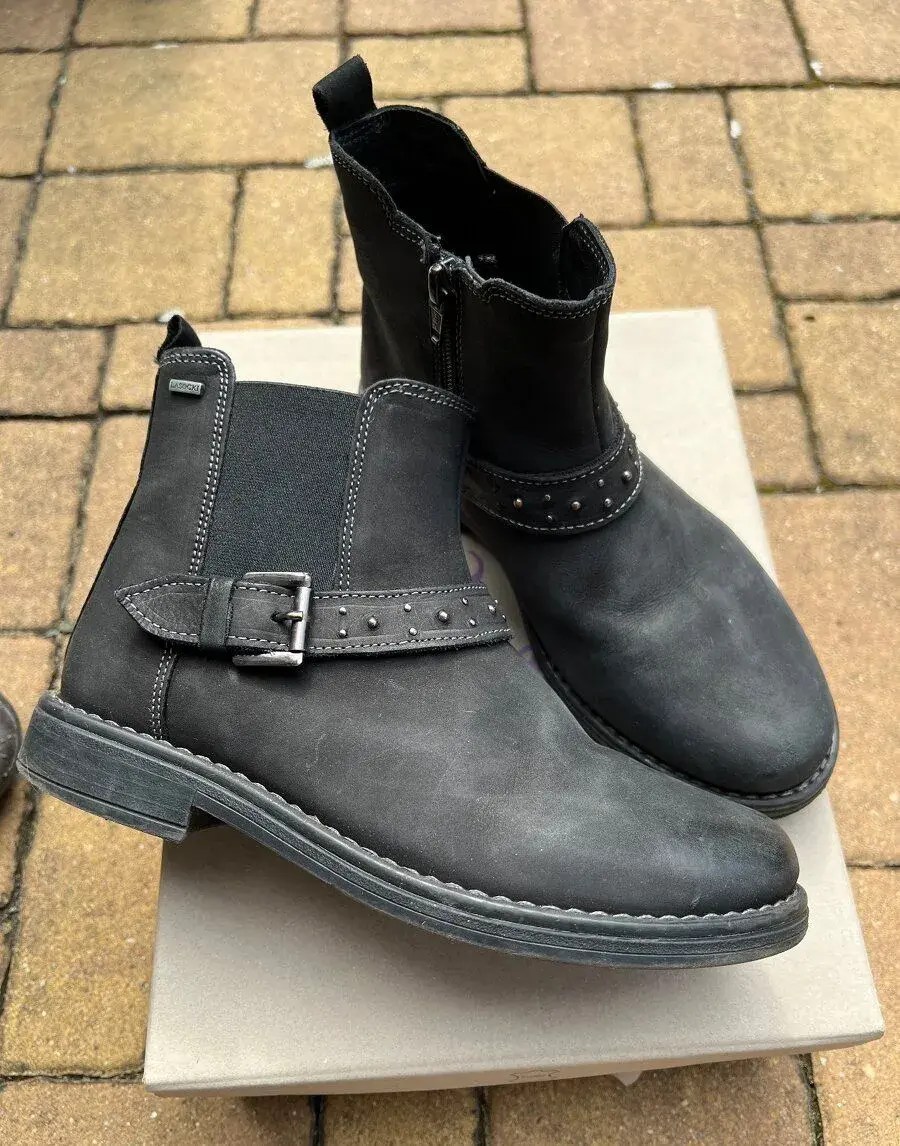 Kozačky dívčí nízké kožené Lasocki vel.35