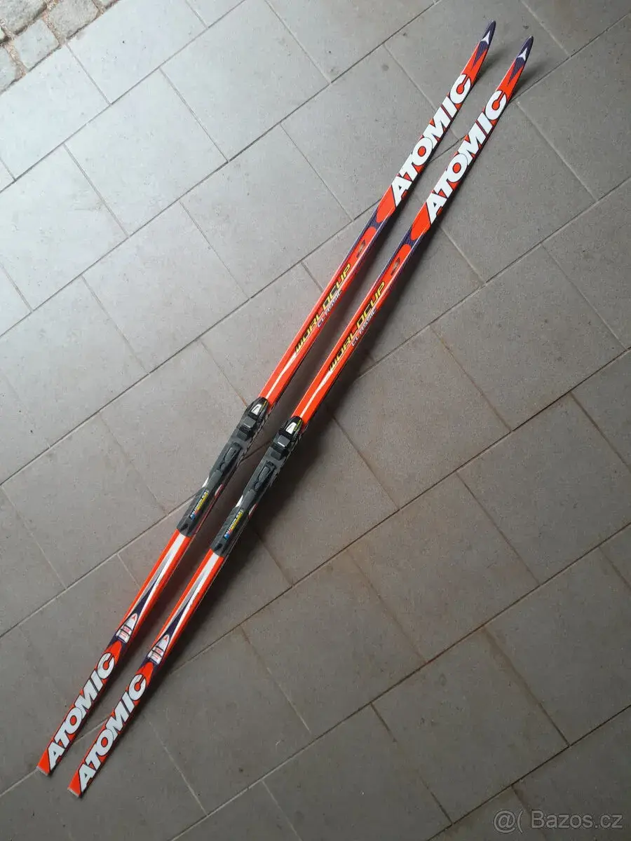 Běžky ATOMIC Worldcup 201 cm Classic soft 60-70kg