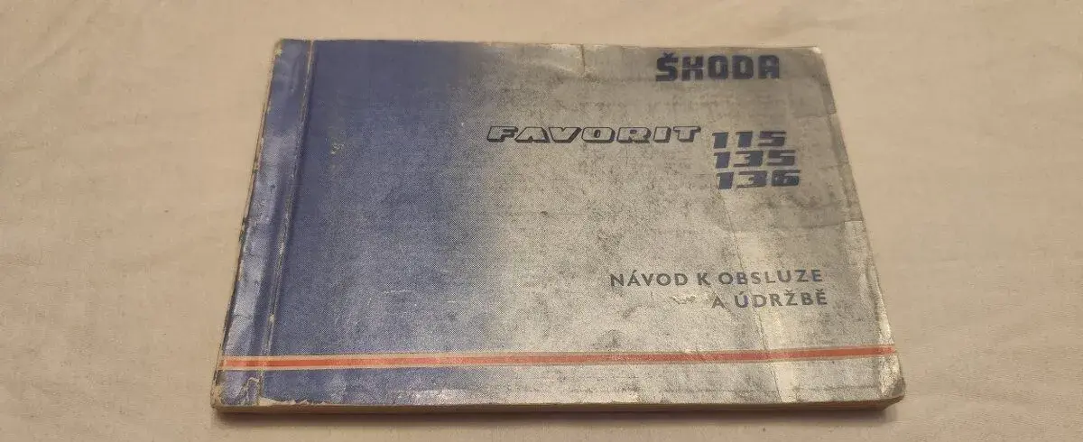 Škoda Favorit - příručka - návod k obsluze a údržbě