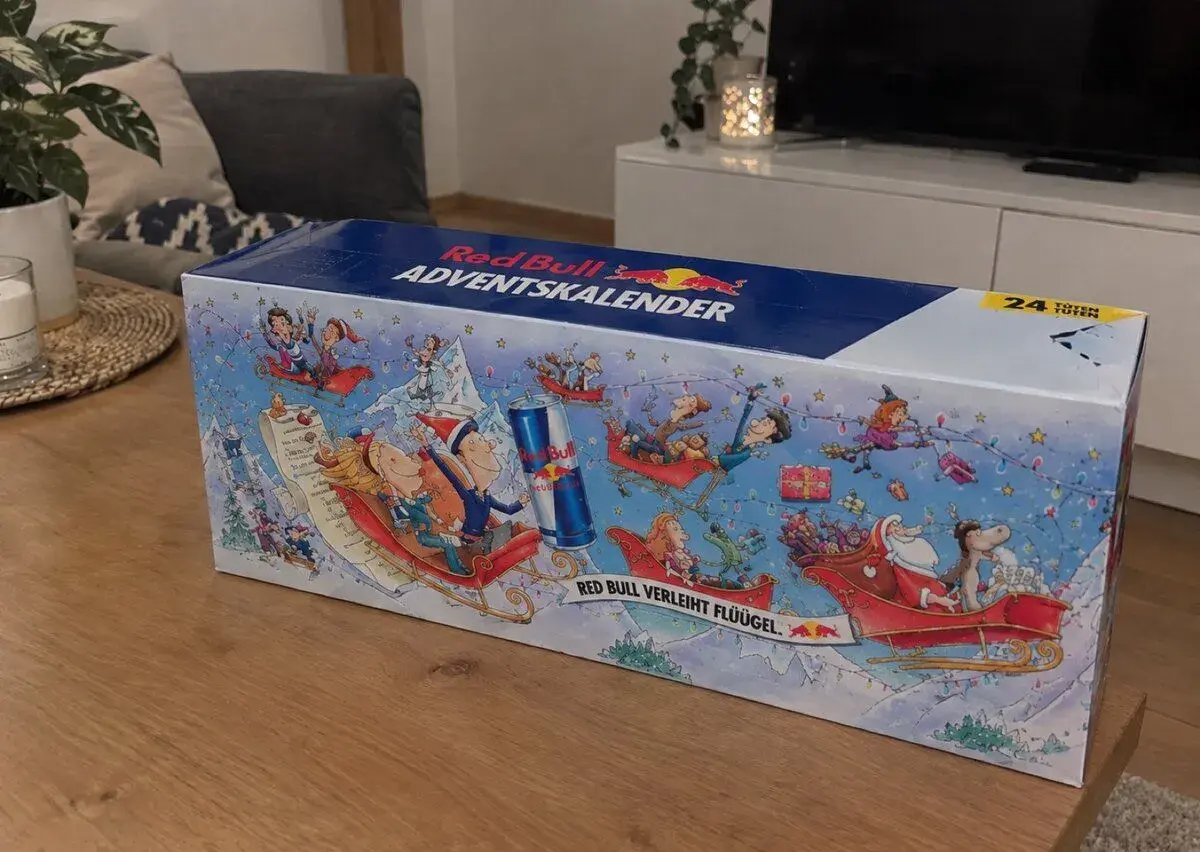Redbull adventní kalendář