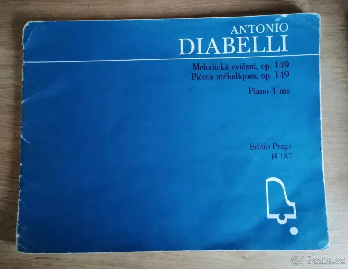 Antonio Diabelli Melodická cvičení Piano 4 ms