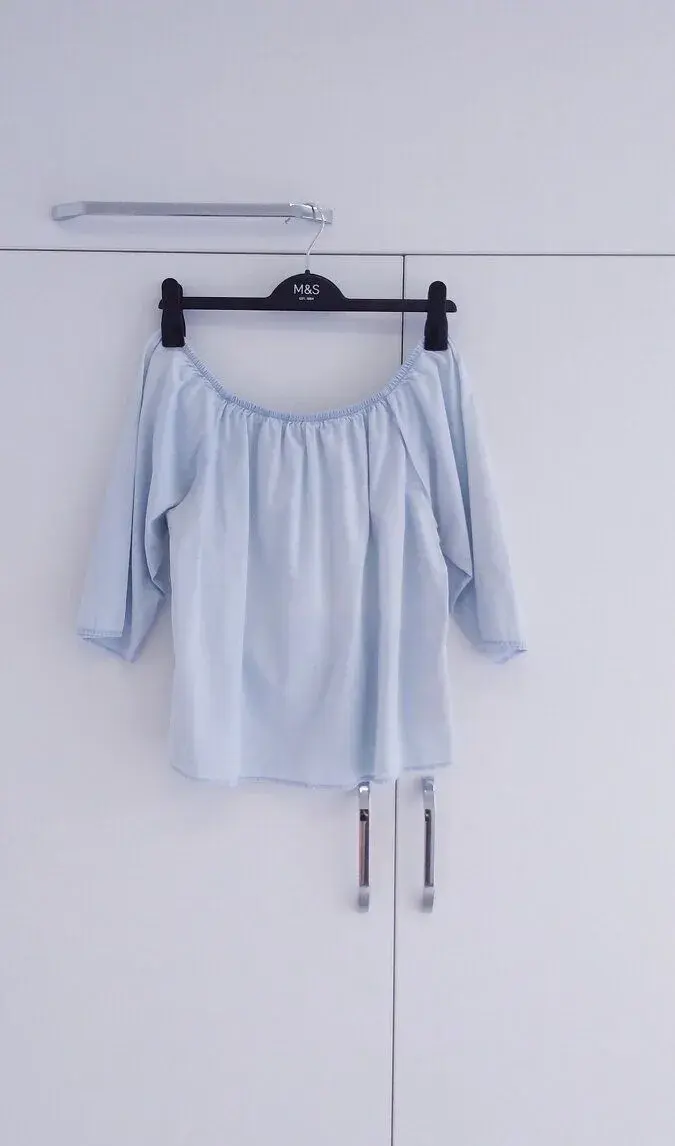 Bavlněná offshoulder blůza vel.38