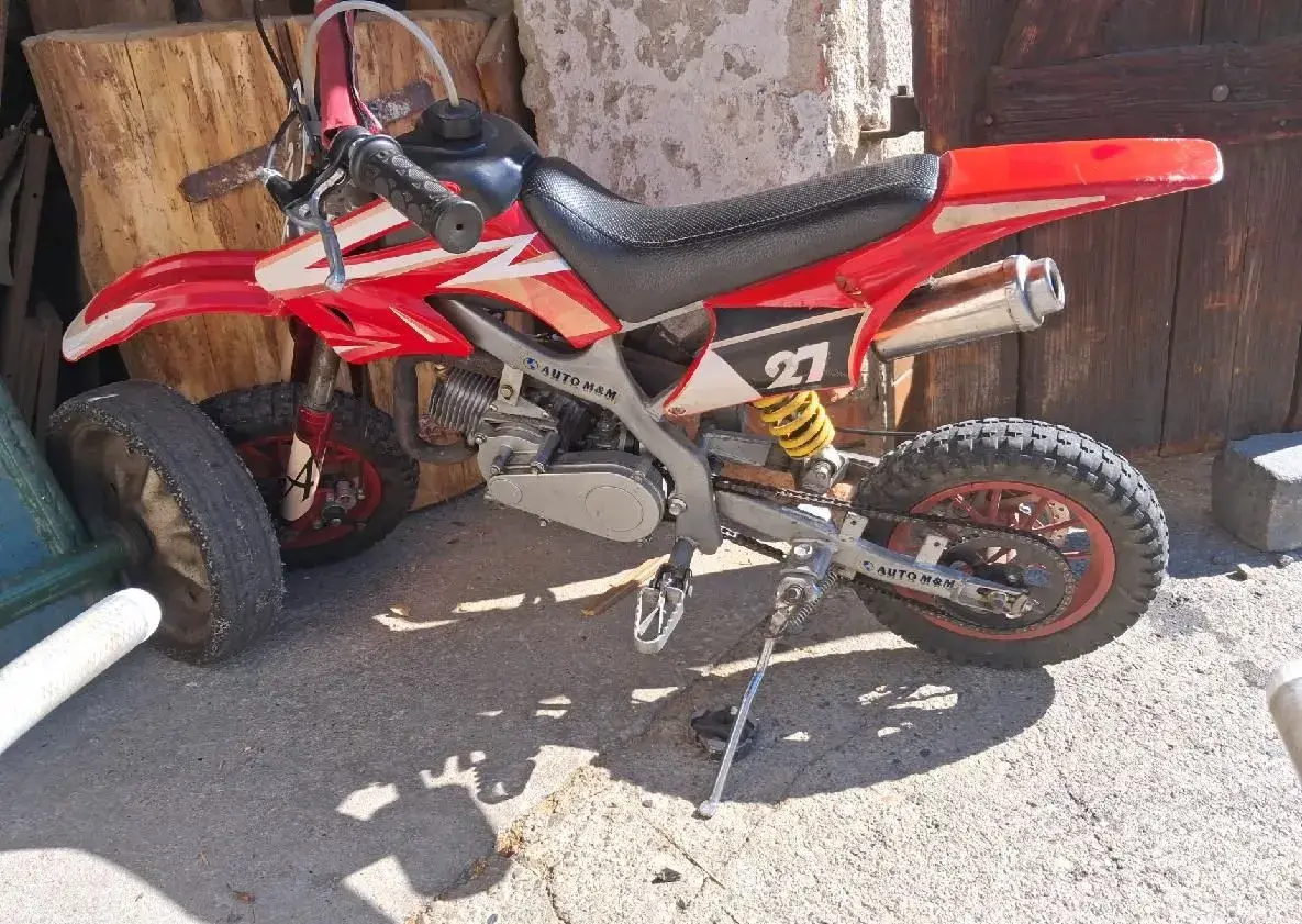 Minibike 50ccm cross,NOVÉ SPOJKY cena 3500KČ
