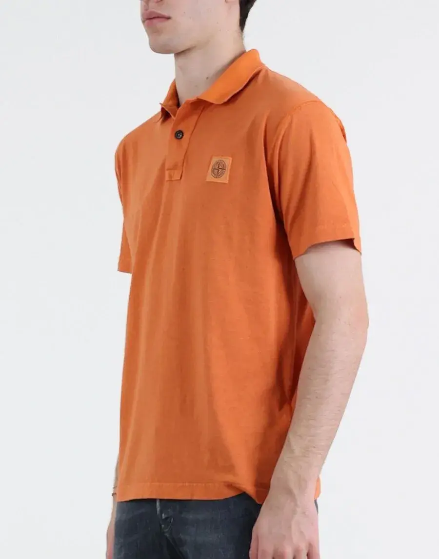 Originální tričko Stone Island Compass patch polo S