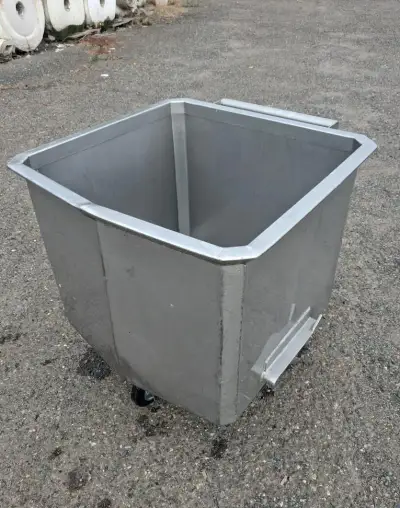 Nerezový vozík na potravinářské suroviny 200 l ( laska )