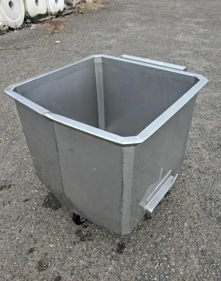 Nerezový vozík na potravinářské suroviny 200 l ( laska )