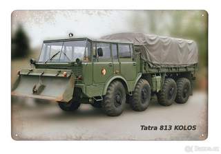 plechová cedule - Tatra 813 KOLOS