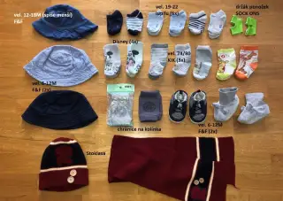Dětské doplňky 6-12 měsíců - pro chlapečka