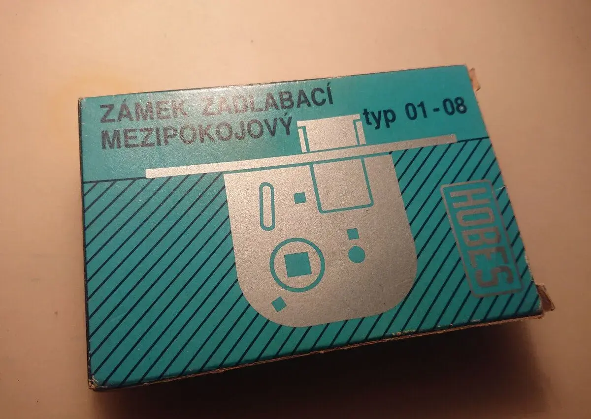 Zámek zadlabací mezipokojový typ 01-08