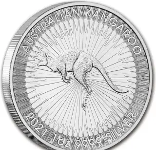 Stříbrná 1 Oz mince Kangaroo 2021