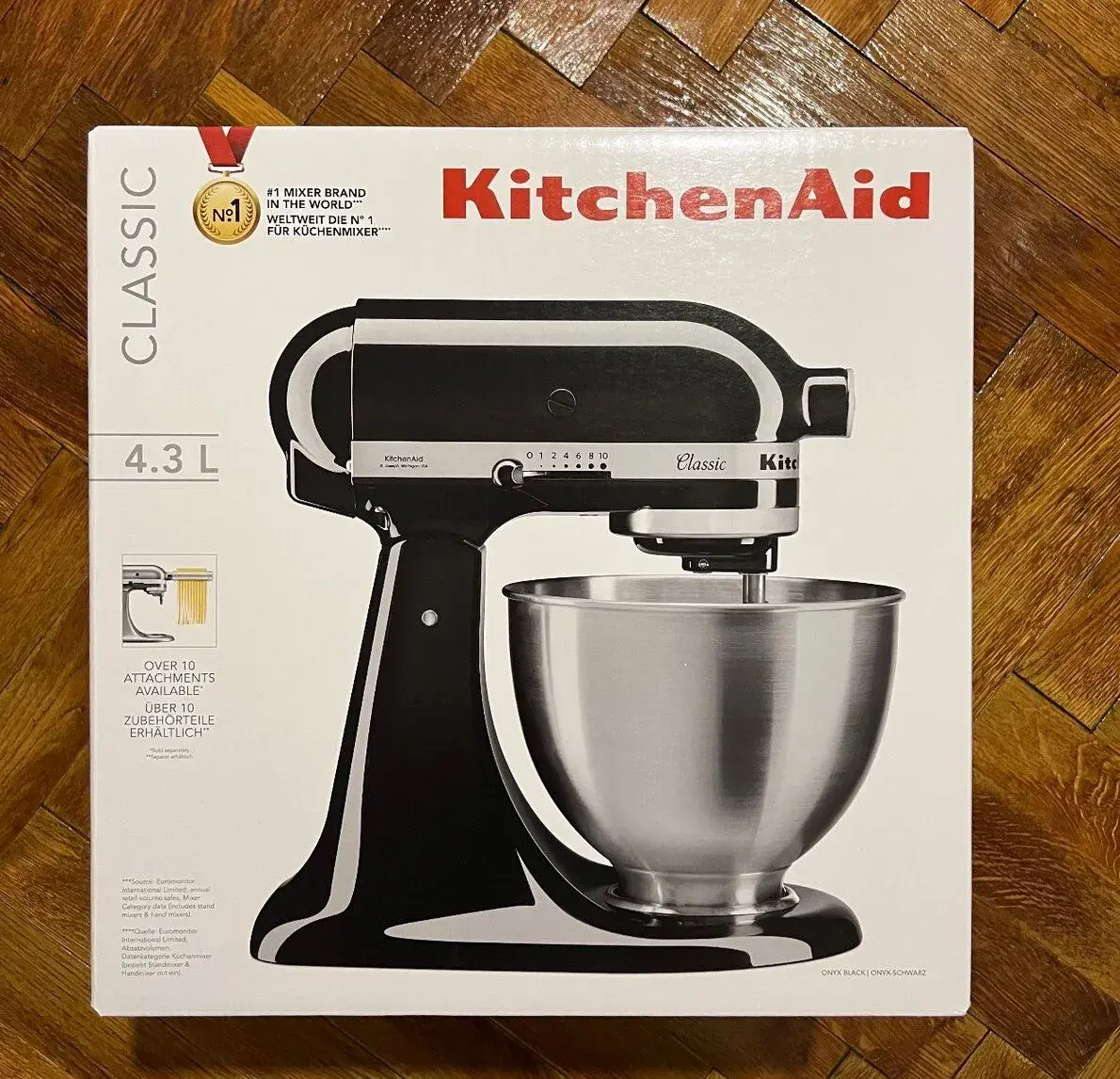 KitchenAid kuchyňský robot 5K45SSEOB černý nový
