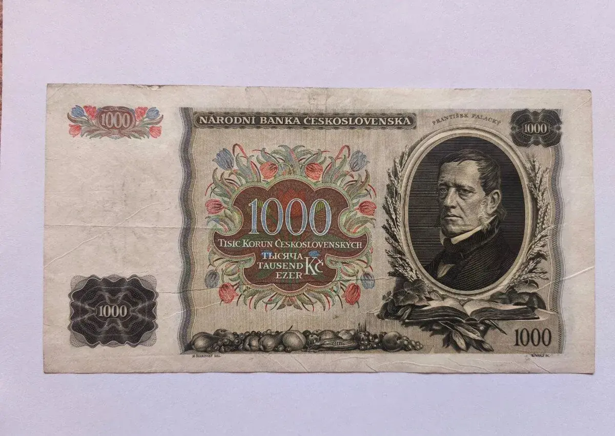 1000 Korun Československých 1934