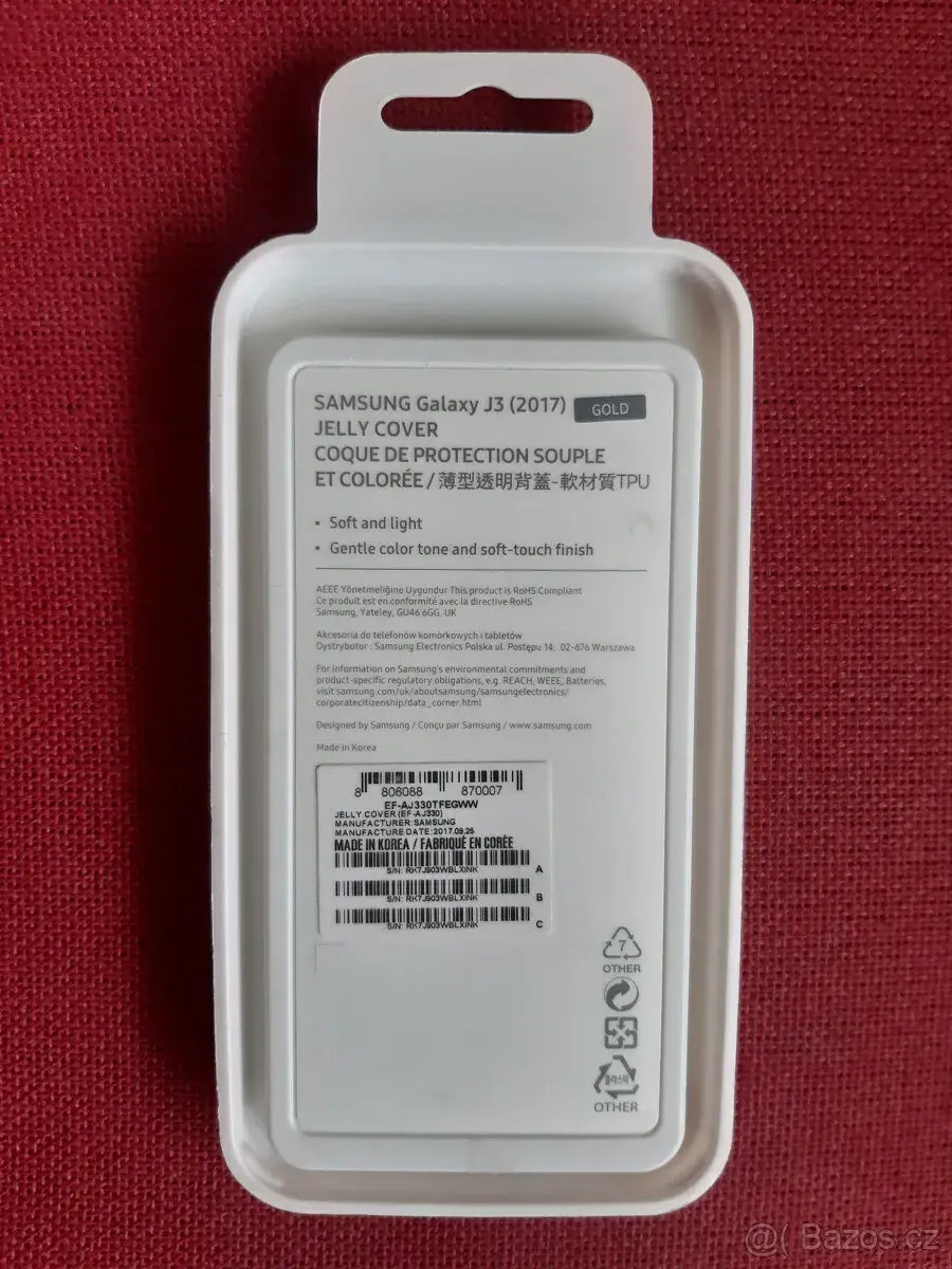 Ochranný kryt pro display Samsung Galaxy J3 (2017)