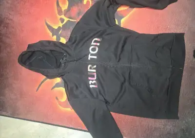 BURTON hoodie mikina uvnitř microfleece