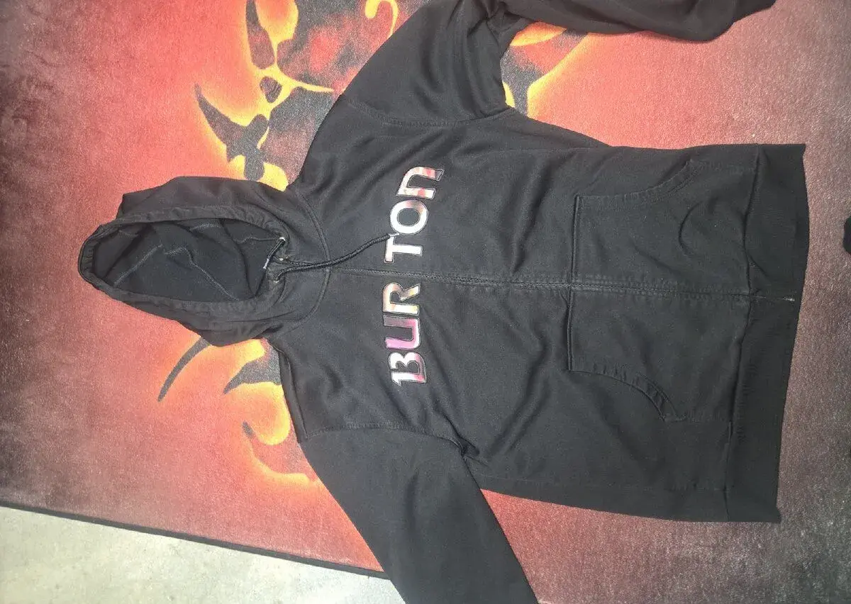 BURTON hoodie mikina uvnitř microfleece