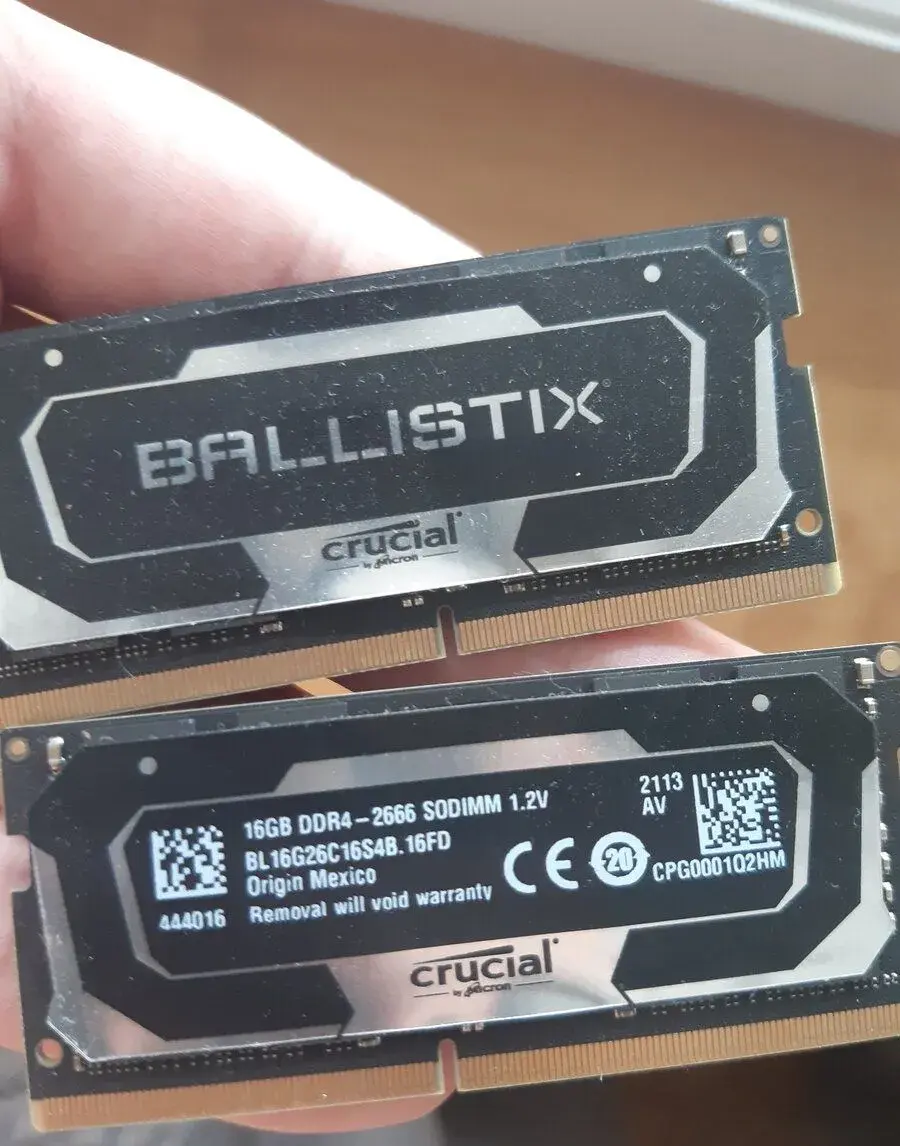 16 GB 2666MHz SODIMM Crucial