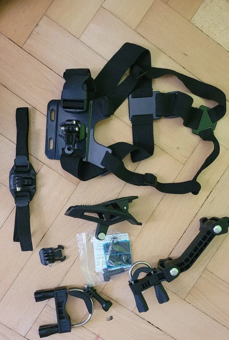 Držáky akční kamery DJI na motorku