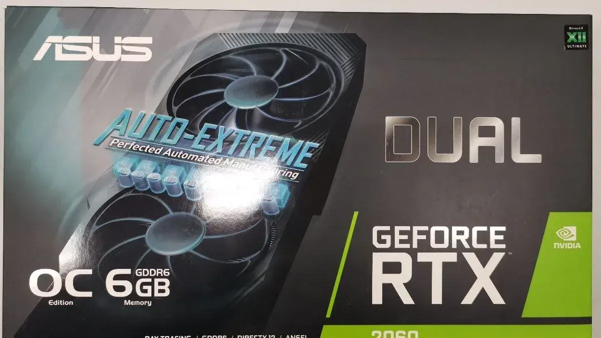 Asus DUAL RTX2060 O6G EVO