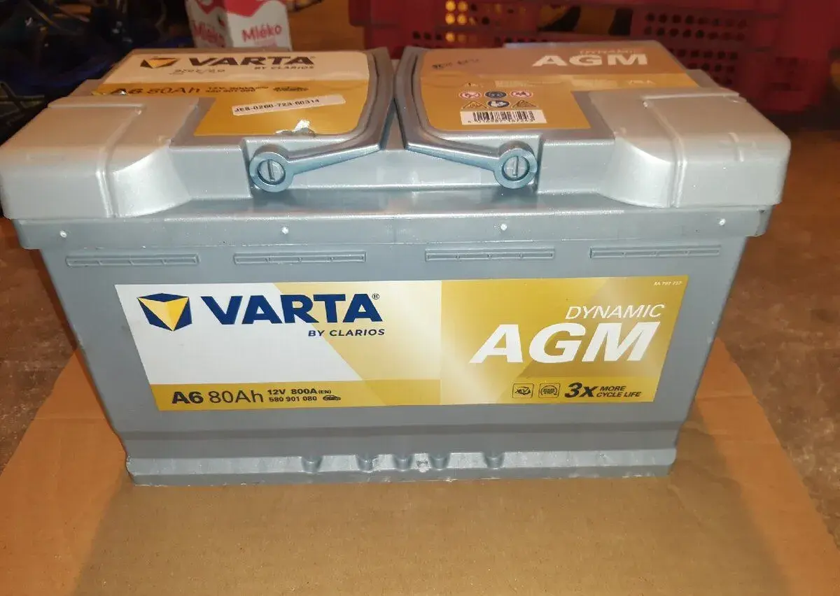 VARTA Silver Dynamic AGM 80 Ah, 12 V A6 (F21), AGM