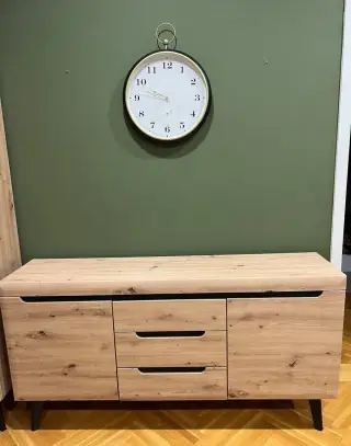 Široká komoda Nordi, dub artisan Asko