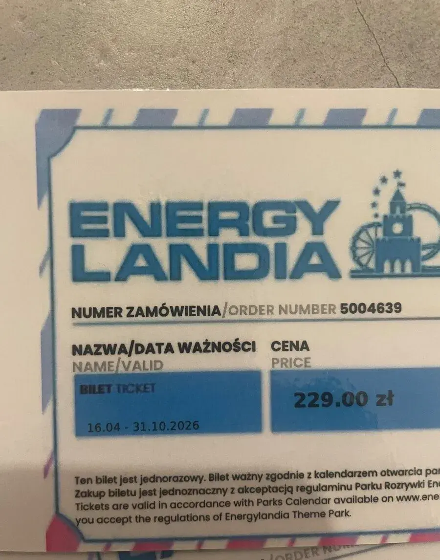 Vstupenky Energy Landia