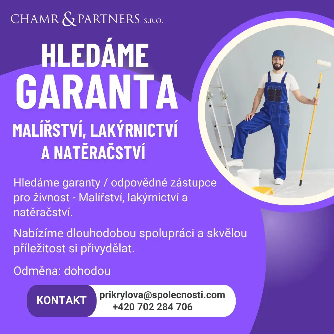 GARANTA - Malířství, lakýrnictví, natěračství