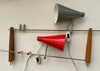 2× retro lampa LIDOKOV