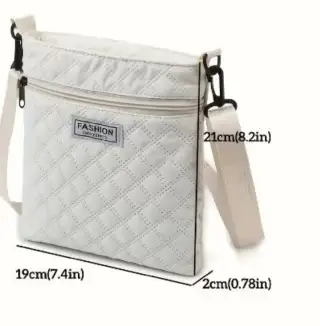 Krásná černá nová kabelka-crossbody