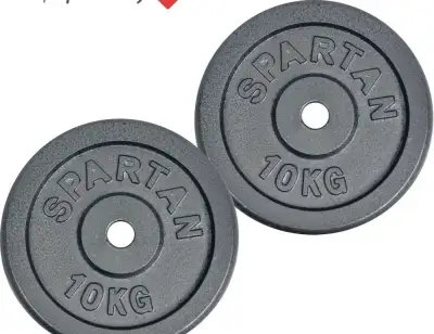 Dva litinové kotouče SPARTAN o váze 10ks