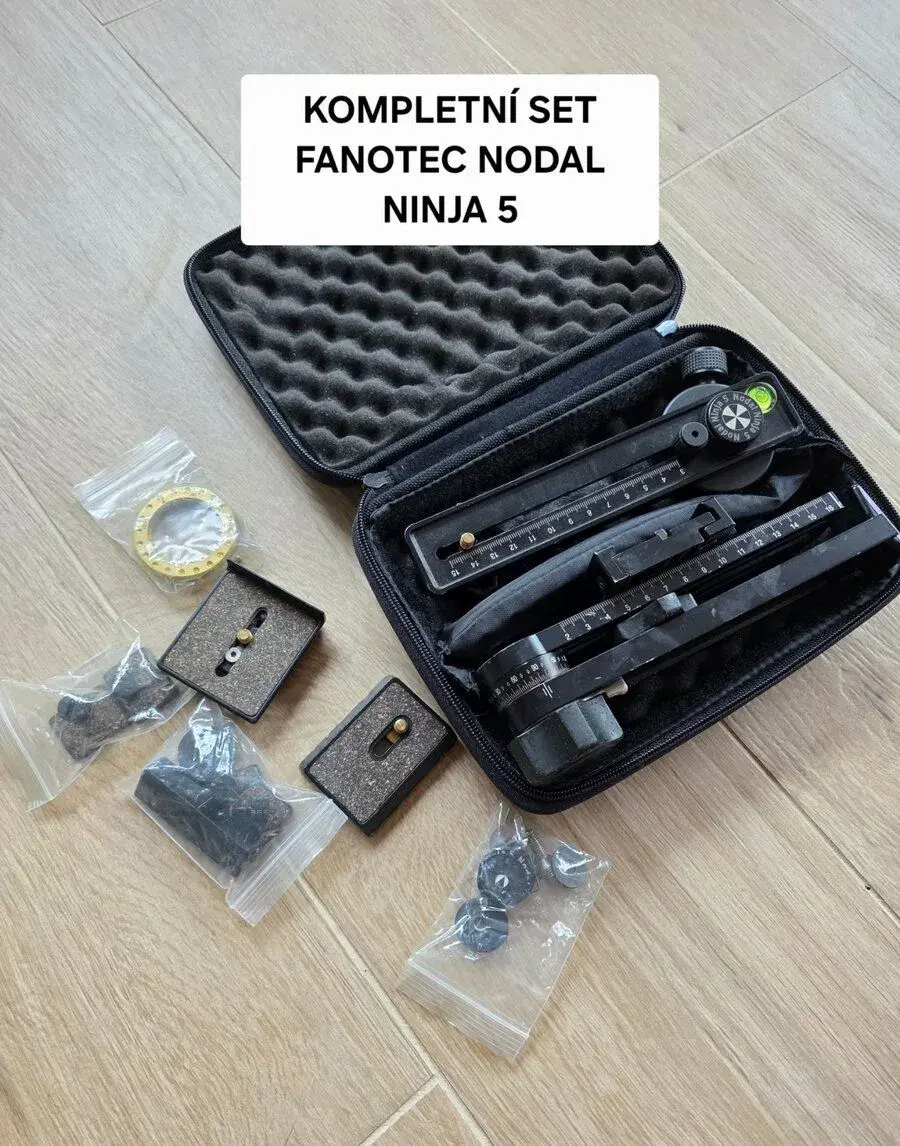 Panoramatická hlava Nodal Ninja 5 – kompletní set s přísluše