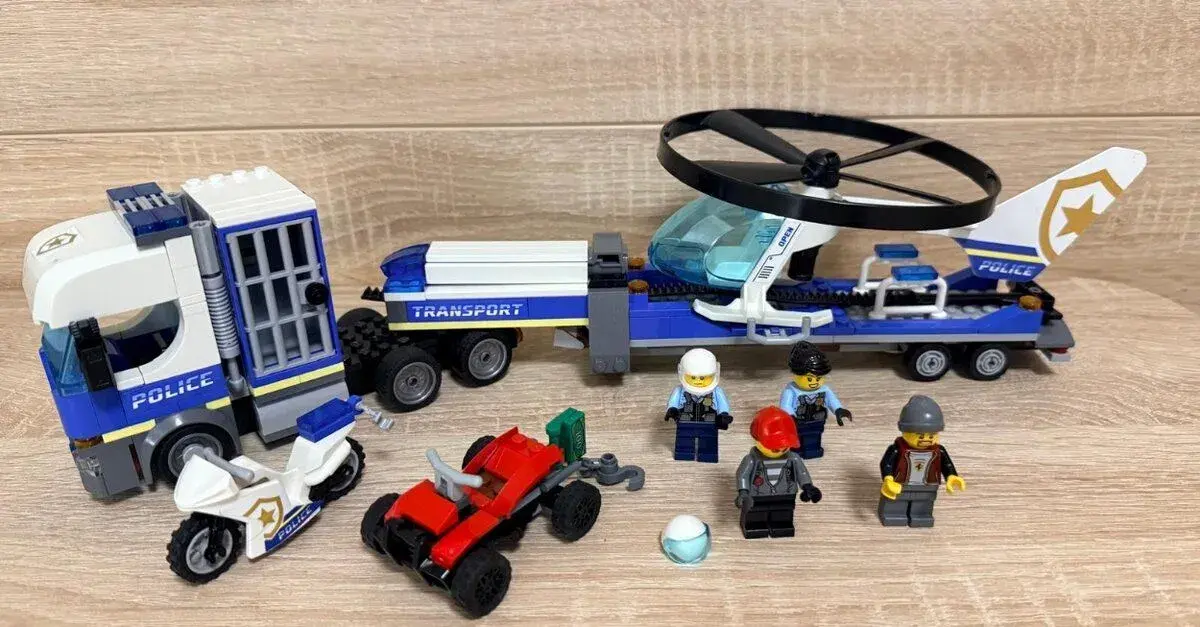 Lego City 60244 Přeprava policejního vrtulníku