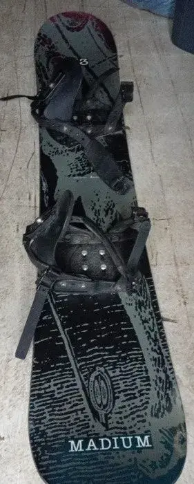 Vintage snowboard 153cm z 90. let+vázání+boty vel. 41